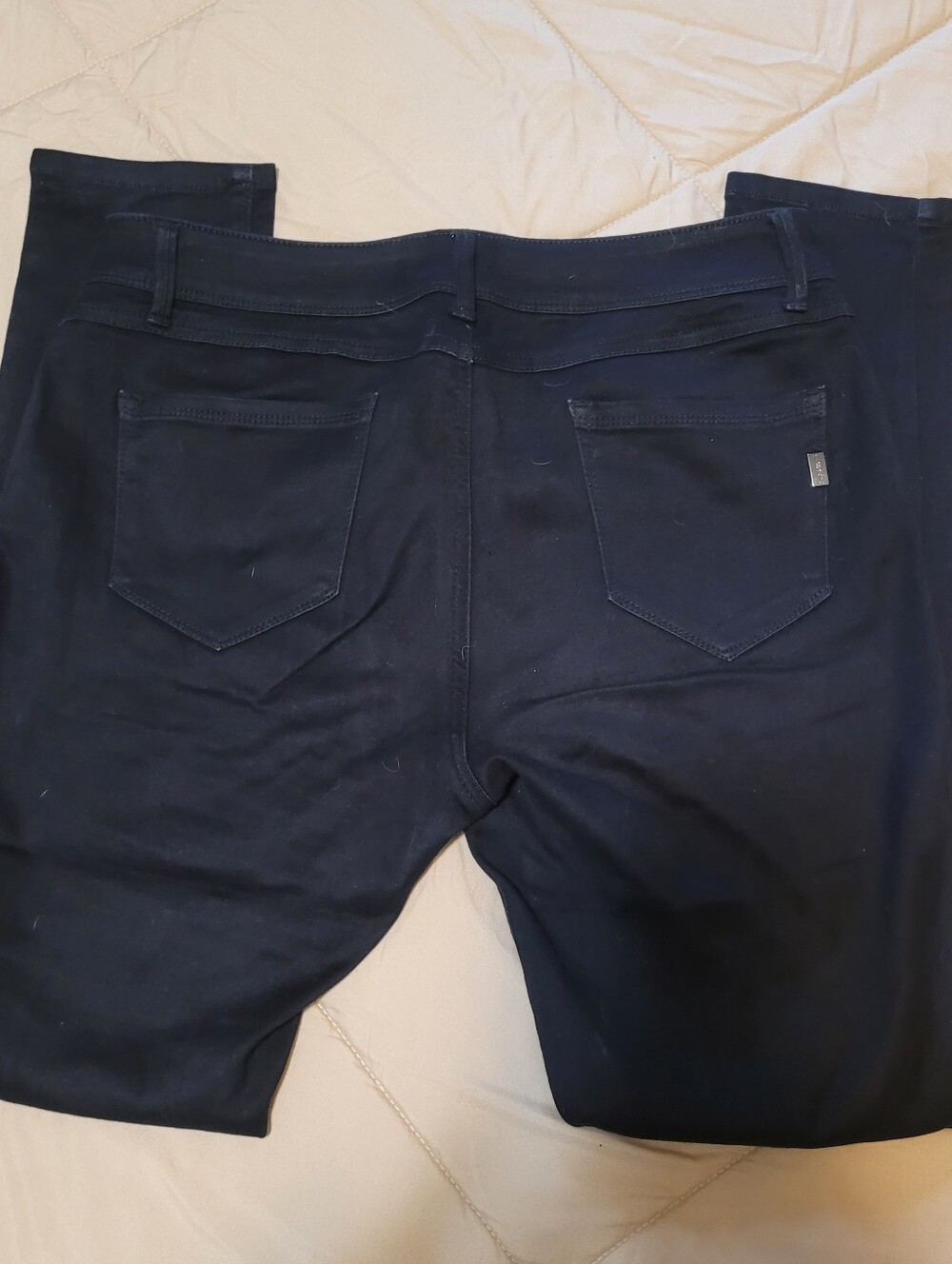 Women's Black Stretch Jeans Ripped